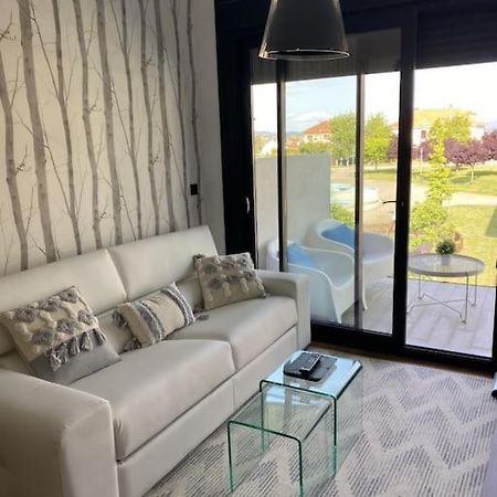 Precioso Apartamento Con Terraza Y Piscina En Portonovo-Sanxenxo Luaran gambar