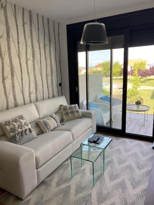 Precioso Apartamento Con Terraza Y Piscina En Portonovo-Sanxenxo Luaran gambar
